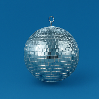 Diskokugel mit Motor